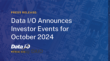 DAIO October 2024 Investor Relations Events